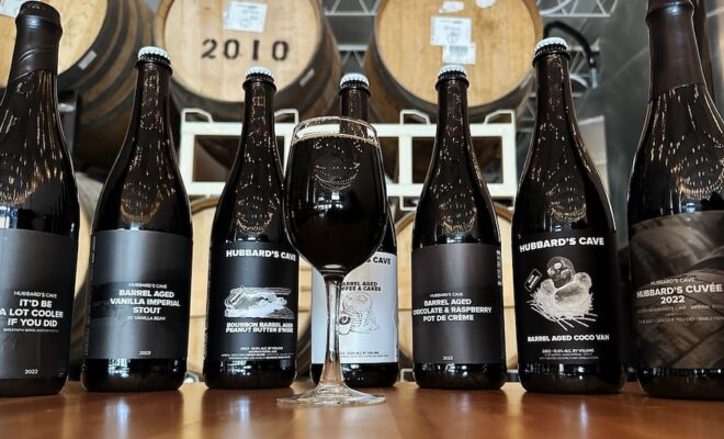 Une Annee Hubbards Cave BA lineup - Illinois Brewing